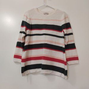 Loft Women's Striped Sweater Size LP